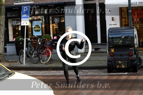 Amsterdam 19 januari 2018
Nicolette v Dam met haar Biro karretje