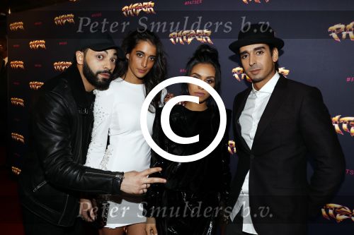 Amsterdam 29 januari 2018 
Premiere Patser in Pathe Arena . De hoofdrollen worden gespeeld door Ali B Matteo Simoni . Regie Adil el Arbi en Billal Fallah. Nora Gharib (2e van rechts)