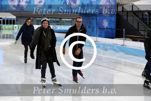Amsterdam 24 januari 2018
Persconferentie Hollandse 110 met oa Prins Berenhard jr Prinses Annette Monique des Bouvrie en Rintje Ritsma. Presentatie vond plaats op de ijsbaan in het Olympisch stadion.