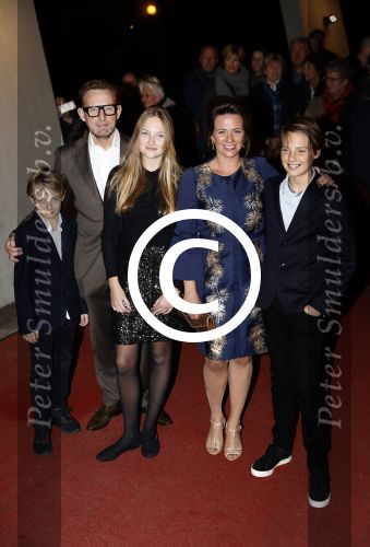 Apeldoorn 19 januari 2018
Prinses Margriet Pieter v Vollenhoven vieren de 75e verjaardag van Margriet in de schouwburg van Apeldoorn. Prins Bernhard jr met zijn vrouw Prinses Annette en hun kinderen