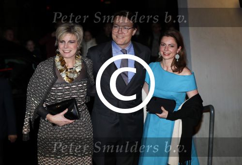 Apeldoorn 19 januari 2018
Prinses Margriet Pieter v Vollenhoven vieren de 75e verjaardag van Margriet in de schouwburg van Apeldoorn. Prins Constantijn met zijn vrouw Prinses Laurentien en prinses Annemarie de Bourbon de Parme-Gualtherie van Weezel