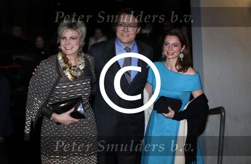 Apeldoorn 19 januari 2018
Prinses Margriet Pieter v Vollenhoven vieren de 75e verjaardag van Margriet in de schouwburg van Apeldoorn. Prins Constantijn met zijn vrouw Prinses Laurentien en prinses Annemarie de Bourbon de Parme-Gualtherie van Weezel