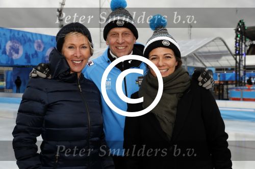 Amsterdam 24 januari 2018
Persconferentie Hollandse 110 met oa Prins Berenhard jr Prinses Annette Monique des Bouvrie en Rintje Ritsma. Presentatie vond plaats op de ijsbaan in het Olympisch stadion.