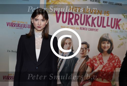 Amsterdam 22 januari 2018
Premiere het leven in vurrukkuluk in Tuschinski. Romy Louise Lauwers