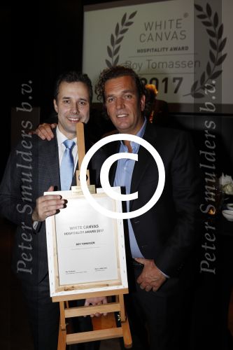Amsterdam 11 januari 2018 
Uitreiking white canvas award aan Wouter Bos. Roy Tomassen