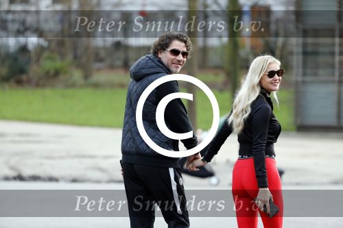 Amsterdam 6 januari 2018
Sonja bakker met haar nieuwe vriend Barry van Suijdam in het vondelpark.