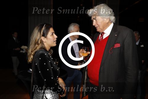 Amsterdam 11 januari 2018 
Uitreiking white canvas award aan Wouter Bos. Sylvia Monique met Jan des Bouvrie en Cor v Zadelhoff
