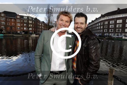 Amsterdam 19 januari 2018 
Bold and beuatiful acteur Winsor Harmon bij the Harbour Club/ Met Varol Porsemay