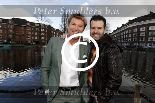 Amsterdam 19 januari 2018 
Bold and beuatiful acteur Winsor Harmon bij the Harbour Club/ Met Varol Porsemay
