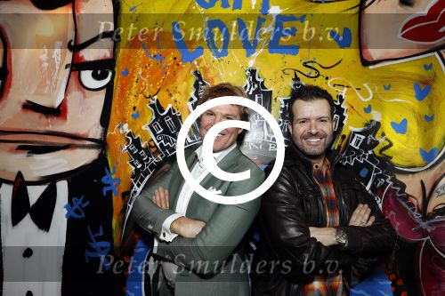 Amsterdam 19 januari 2018 
Bold and beuatiful acteur Winsor Harmon bij the Harbour Club/ Met Varol Porsemay