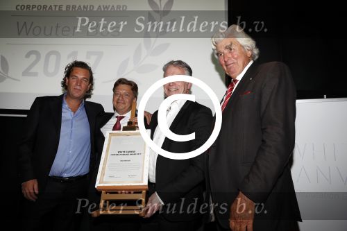 Amsterdam 11 januari 2018 
Uitreiking white canvas award aan Wouter Bos. Marco Juffermans Cor v Zadelhoff en..