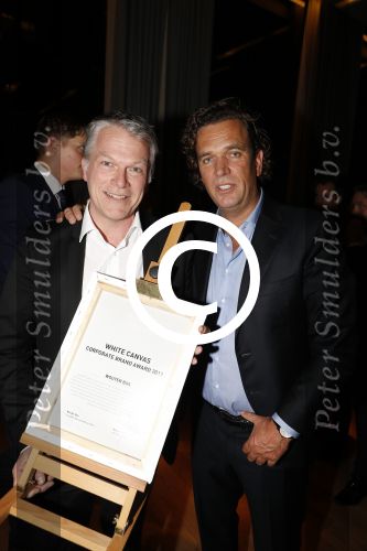 Amsterdam 11 januari 2018 
Uitreiking white canvas award aan Wouter Bos. Marco Juffermans
