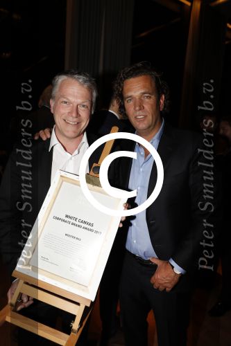 Amsterdam 11 januari 2018 
Uitreiking white canvas award aan Wouter Bos. Marco Juffermans