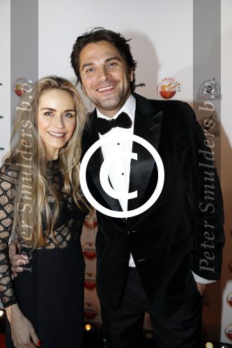 Rotterdam 18 januari 2018
inloop van de heren van Amstel Live in Ahoy. Xander de Buisonje met zijn vrouw Sophie