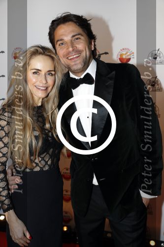 Rotterdam 18 januari 2018
inloop van de heren van Amstel Live in Ahoy. Xander de Buisonje met zijn vrouw Sophie