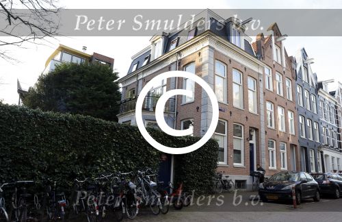 Amsterdam 30 januari 2018
Huis  Youp van t Hek en Debby Petter aan het Vondelpark