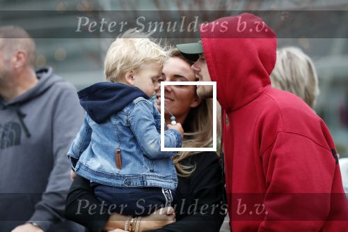 Schiphol 11 januari 2019
Andre Hazes jr en vriendin Monique Westenberg arriveren samen met familie en neef Djarno Hofland op schiphol na trip naar Ortlando.