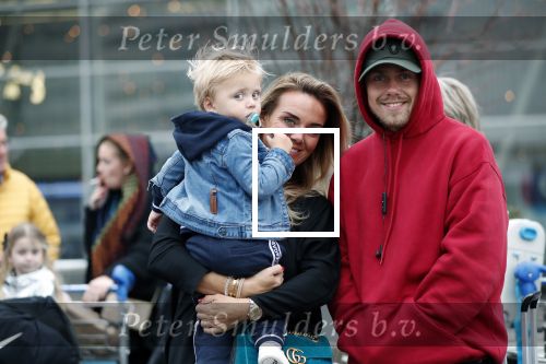 Schiphol 11 januari 2019
Andre Hazes jr en vriendin Monique Westenberg arriveren samen met familie en neef Djarno Hofland op schiphol na trip naar Ortlando.