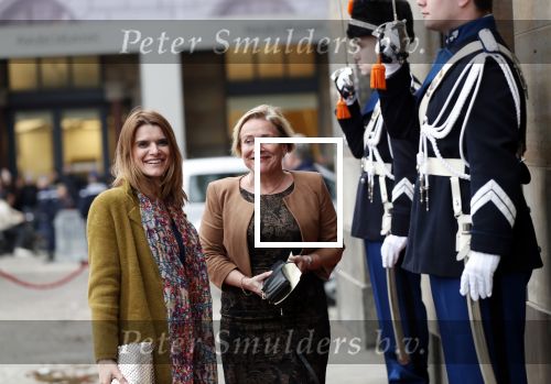 Amsterdam 15 januari 2019
Niieuwjaarsreceptie Koning Willem Alexander en koningin Maxima in paleis op de dam. Ank Bijleveld en Barbara Visser