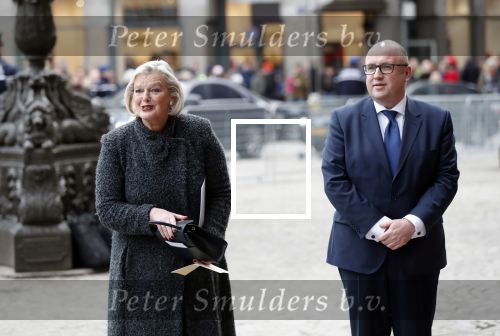 Amsterdam 15 januari 2019
Niieuwjaarsreceptie Koning Willem Alexander en koningin Maxima in paleis op de dam. Ankie Broekers Knol