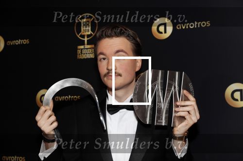 Hilversum 31 januari 2019
Uitreiking van de gouden radioring in theater Gooiland. Bram Krikke kwam met zijn vriendin