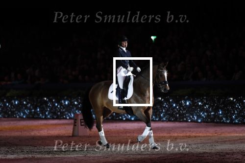 Amsterdam 25 januari 2019
Britt Dekker geeft demonstratie met haar paard op Jumping Amsterdam.