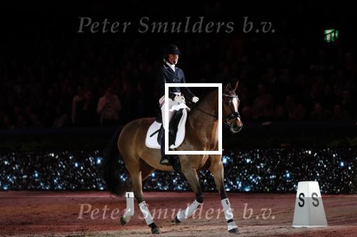 Amsterdam 25 januari 2019
Britt Dekker geeft demonstratie met haar paard op Jumping Amsterdam.