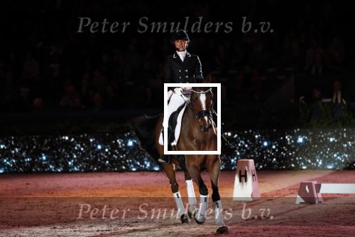 Amsterdam 25 januari 2019
Britt Dekker geeft demonstratie met haar paard op Jumping Amsterdam.