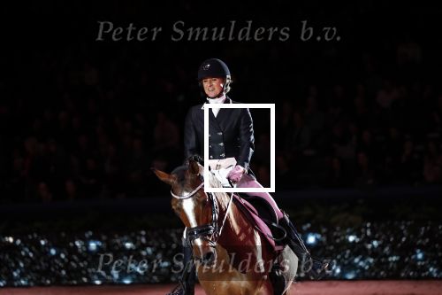 Amsterdam 25 januari 2019
Britt Dekker geeft demonstratie met haar paard op Jumping Amsterdam.