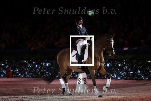 Amsterdam 25 januari 2019
Britt Dekker geeft demonstratie met haar paard op Jumping Amsterdam.