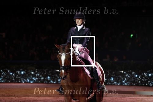 Amsterdam 25 januari 2019
Britt Dekker geeft demonstratie met haar paard op Jumping Amsterdam.