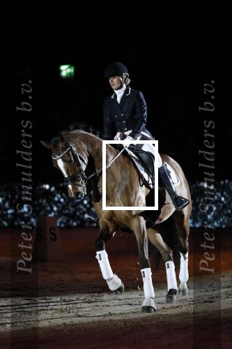 Amsterdam 25 januari 2019
Britt Dekker geeft demonstratie met haar paard op Jumping Amsterdam.