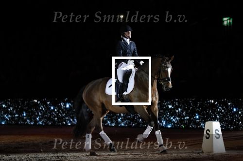 Amsterdam 25 januari 2019
Britt Dekker geeft demonstratie met haar paard op Jumping Amsterdam.