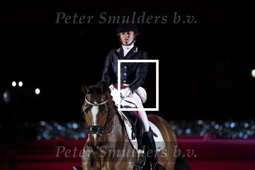 Amsterdam 25 januari 2019
Britt Dekker geeft demonstratie met haar paard op Jumping Amsterdam.
