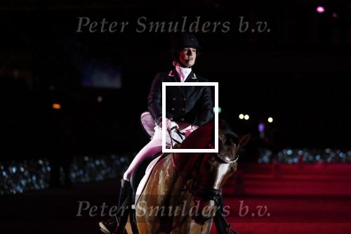 Amsterdam 25 januari 2019
Britt Dekker geeft demonstratie met haar paard op Jumping Amsterdam.