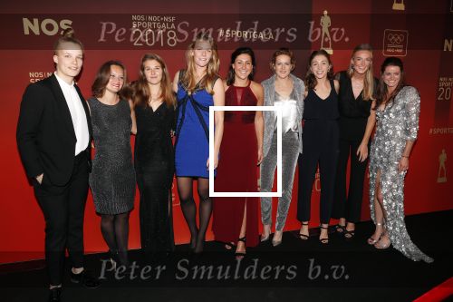 Amsterdam 19 december 2018
Sportman van het jaar verkiezing in afas live. Dames hockeyteam