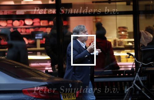 Amsterdam 7 januari 2019
Zakenman Dirk Jan Parelberg met zijn vrouw op de cornelis schuytstraat.