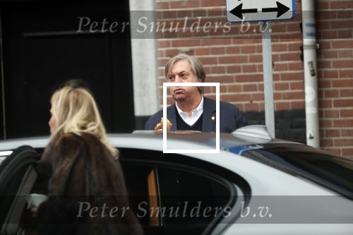 Amsterdam 7 januari 2019
Zakenman Dirk Jan Parelberg met zijn vrouw op de cornelis schuytstraat.