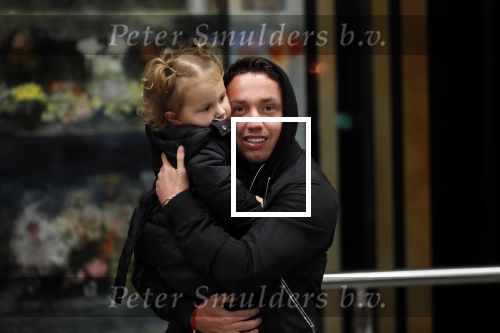 Schiphol 11 januari 2019
Andre Hazes jr en vriendin Monique Westenberg arriveren samen met familie en neef Djarno Hofland op schiphol na trip naar Ortlando.