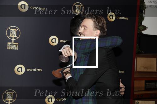 Hilversum 31 januari 2019
Uitreiking van de gouden radioring in theater Gooiland. Domien Verschuuren en Bram Krikke