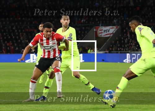 Eindhoven, 28 November 2018
Champions Leaguewedstrijd PSV-FC Barcelona, eindstand 1-2
Donyell Malen