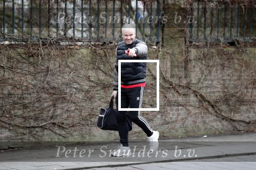 Amsterdam 7 januari 2018
Dries Roelvink onderweg naar de sportschool.