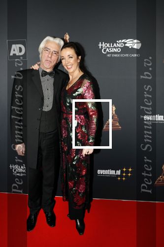 Amsterdam 23 januari 2019
Rode loper musical awards in de RAI. Erik Brey met zijn vrouw Frederique Sluyterman v Loo
