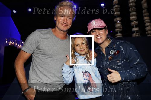 Amsterdam 27 januari 2019
Erland Galjaard en zijn dochter Lizzy v Dijk met Britt Dekker bij Jumping Amsterdam.