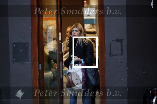 Amsterdam 5 januari 2019
Estelle Cruijff doet boodschappen bij Albert Heijn in Amsterdam zuid.