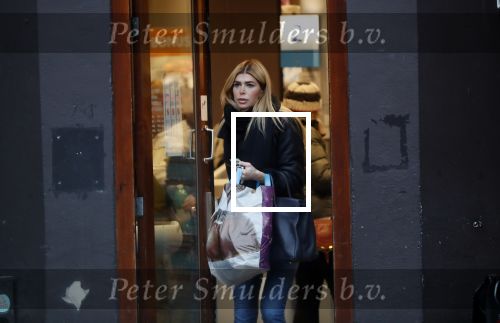 Amsterdam 5 januari 2019
Estelle Cruijff doet boodschappen bij Albert Heijn in Amsterdam zuid.