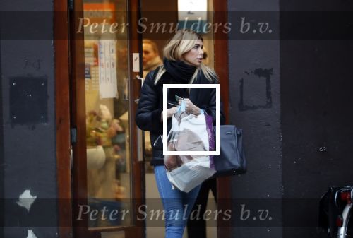 Amsterdam 5 januari 2019
Estelle Cruijff doet boodschappen bij Albert Heijn in Amsterdam zuid.