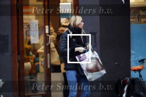 Amsterdam 5 januari 2019
Estelle Cruijff doet boodschappen bij Albert Heijn in Amsterdam zuid.