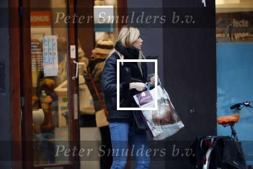Amsterdam 5 januari 2019
Estelle Cruijff doet boodschappen bij Albert Heijn in Amsterdam zuid.