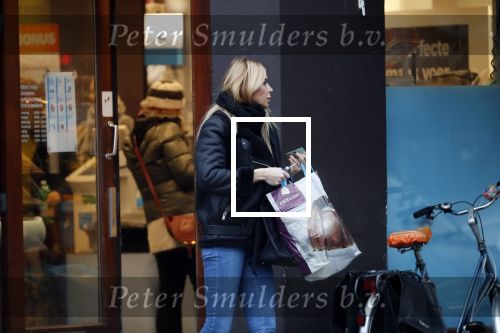 Amsterdam 5 januari 2019
Estelle Cruijff doet boodschappen bij Albert Heijn in Amsterdam zuid.